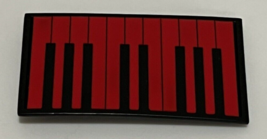 Piano Belt Buckle Musician Good Pianist Red and Black Keyboard Unisex New Color - $13.98