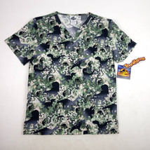 Jurassic World Cherokee Scrubs Tooniforms Unisex Large V Neck Top TF728 - $33.99