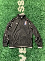 Adidas NBA Authentic Warm Up Jacket Stitched Logo Referee AC1343 Men&#39;s S... - $99.99