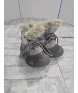 The North Face Boots Girls Size 10 Shellista Extreme Snow Blue Gray Faux... - $475.79 MXN