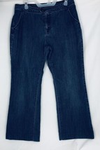 Bill Blass Stretch Women’s Bootcut Cuffed Leg Jeans Flapped Back Pockets... - $20.33