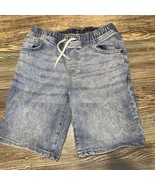 Cat &amp; Jack Boys Size 6 Pull on Drawstring Denim Shorts. NWOT. J - $9.89