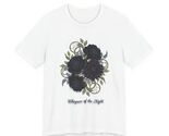 Black Rose Bouquet Tee | Soft Gothic Florals, Moody Botanical Design - $23.99+