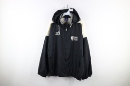 Vintage 90s Umbro Mens XL Distressed Spell Out Soccer Hooded Windbreaker... - $49.45
