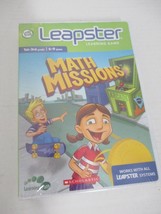 Leapster Learning Game Leap Frog Cartridge Math Missions 1st-3rd 6-9 Years - $6.93