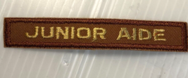 1980s Junior Aide Bar Girl Scout Earned Insignia New Patch Volume Discount - £2.39 GBP