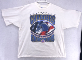 San Diego Chargers Starter T-Shirt Mens XXL Conf Champions USA Made Vintage - £12.65 GBP