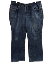 Faded Glory Blue Denim Bootcut Jeans Plus 16P Petite Stretch Medium Wash 34x29 - £10.34 GBP