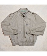 *READ* Vintage Members Only Retro Tan Classic Racer Bomber Jacket Size 4... - $27.95