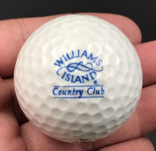 Williams Island Country Club Aventura FL Souvenir Golf Ball Dunlop Maxfl... - £7.46 GBP