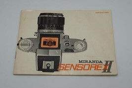 Miranda Sensorex II Fotocamera Istruzioni Manuale - $29.47