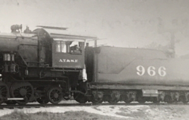 Atchison Topeka &amp; Santa Fe Railway Railroad ATSF #966 2-10-2 Locomotive Photo - £9.58 GBP