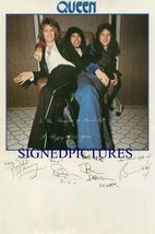 Queen Band Signed Autographed Rp Photo Freddie Mercury May Deacon And Taylor - £13.38 GBP