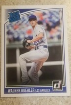 2018 Panini Donruss Walker Buehler RATED ROOKIE RC #41 Los Angeles Dodgers - £1.99 GBP