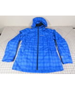 Columbia Whirlibird Interchange Blue Plaid Winter Ski Jacket Size M Full... - $28.70