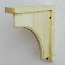 Natural Pine Wooden Sanded Handmade Shelf Brackets Gallows Multiple Dimensions - £15.17 GBP+