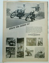 1966 HARLEY-DAVIDSON Motorcycle Sprint 250cc ~ Original Print Ad Biker - £7.90 GBP
