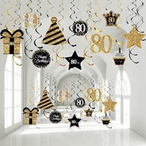 40Th Birthday Party Decorations For Men Women, 40Th Birthday Party Hanging Swirl - £14.37 GBP