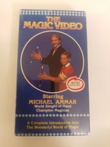 The Magic Video Michael Ammar World Sleight-of-Hand Champion Magician VHS New - £13.27 GBP
