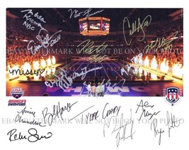 Usa Olympic Swim Team Signed Rp Photo By 18 Michael Phelps Lochte Soni Franklin - £15.79 GBP