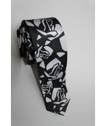 Black White #12 Shape striped 5cm Necktie - $19.99