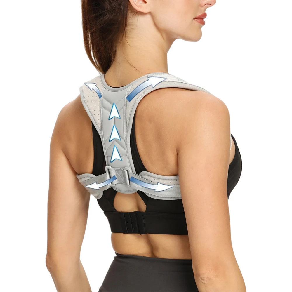 Sporting Medical Adjustable Back Posture Corrector Shoulder Clavicle Support Cor - £23.52 GBP