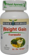 Planet Ayurveda Weight Gain formula Capsules, 60 Capsules, Natural Solution - £27.37 GBP