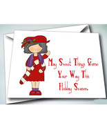 6 HOLIDAY CHRISTMAS GREETING CARDS W/ ENVELOPES FOR RED HAT LADIES OF SO... - $12.19