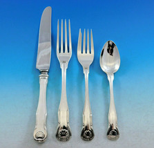 King by Kirk Stieff Sterling Silver Flatware Set Service 48 Pieces Shell Motif - £2,219.47 GBP