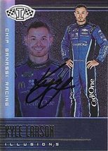 Autographed Kyle Larson 2020 Panini Chronicles Racing Illusions (#42 Credit One - £56.39 GBP