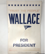 1976 Democrat George Wallace for President Trust the people Original SUN... - £24.83 GBP