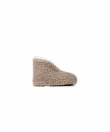 Handmade Sherpa Woolen Folding Shoes- Inside White /Light Brown - Pure N... - $58.12 CAD
