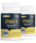2 Pack VPMAX-9, eye health and vision support-60 Capsules x2 - £56.47 GBP