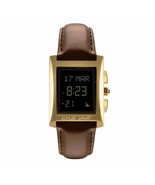 Alfajr WL-08L Classic Gold Stainless Steel Wrist Watch - Brown Leather S... - $2,645.46 MXN
