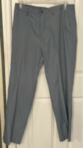 Haggar  Mens Dress Pants Size 36 X 32 Light Blue-almost gray - £13.81 GBP