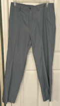 Haggar  Mens Dress Pants Size 36 X 32 Light Blue-almost gray - £13.22 GBP