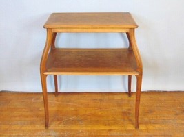Vintage Antique Two Level Dinning Area Side Table - $346.50