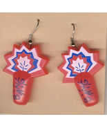 FIRECRACKERS EARRINGS-4th of July New Year Party Fireworks Funky Costume... - $5.97