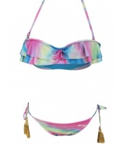 Rainbow bikini 2pc tassel medium NWOT - $9.89