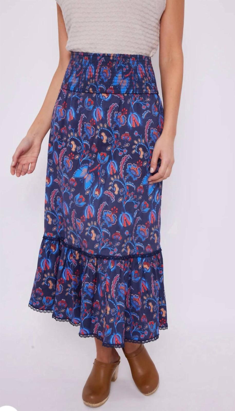 Sail To Sable Aztec Midi Skirt Size M - $150.48