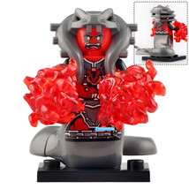 Red Snake Ninjago Custom Printed Lego Compatible Minifigure Bricks - £2.36 GBP