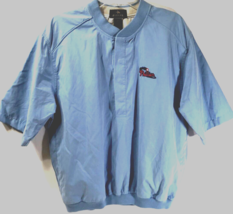 Philadelphia Phillies Vintage Mlb 90s Blue Pullover Antigua Golf Button Shirt S - £46.19 GBP