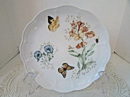 Lenox China Dinner Plate Butterfly Meadow Monarch Laurie Le Luyer 10-3/4&quot; - £13.33 GBP