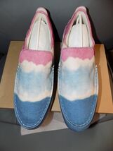 Sperry Moc Sider Tie Dye Indoor Outdoor Slip On Moccasins Shoes Size 8M NEW - $60.52