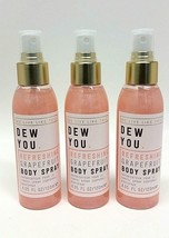 ( LOT 4 ) We Live Like This DEW YOU Refreshing Grapefruit Body Spray 4.05 ozEach - £31.64 GBP