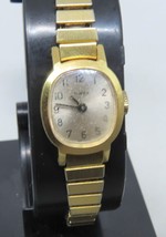 Womans Wind Up Timex Mexico Gold Tone Watch Wristwatch - £9.06 GBP