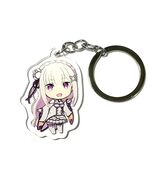 Emilia - Re Zero Starting Life In Another World High Quality Anime Keychain - $12.90