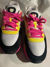 Puma Wild Rider Rollin GS Youth Girls Shoes Size 7c White Pink Black Yellow - $16.83