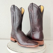 NEW Rod Patrick Mens Cowboy Boots 12.5AAAA Burgundy Leather Western Fren... - $420.75