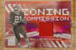 2006 Donruss Elite Zoning Commission Red Jersey Prime 31/50 Willis McGahee ZC-29 - £11.60 GBP